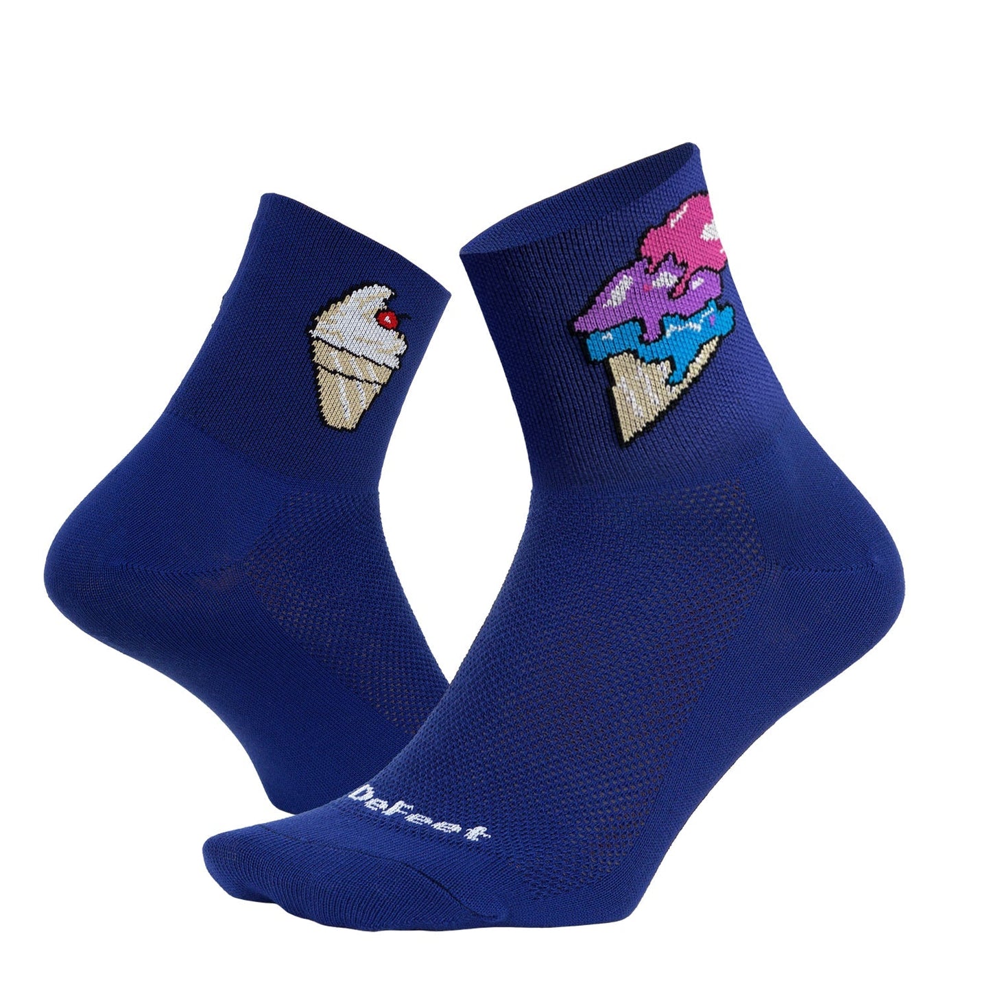 DeFeet Aireator 3" Ice Cream Socks #athletic# #cycling# #run#