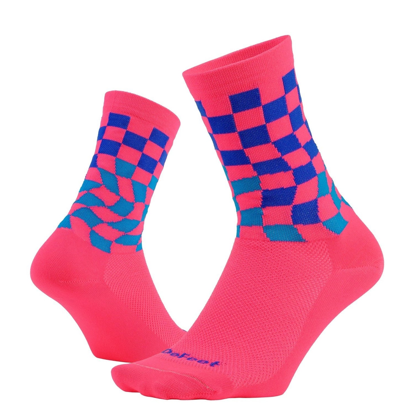 DeFeet Aireator 6" Checkered Past Socks #athletic# #cycling# #run#