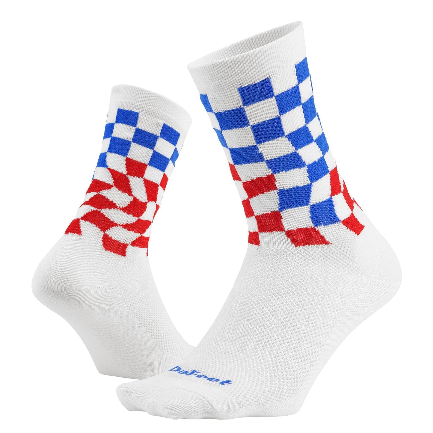 DeFeet Aireator 6" Checkered Past Socks #athletic# #cycling# #run#