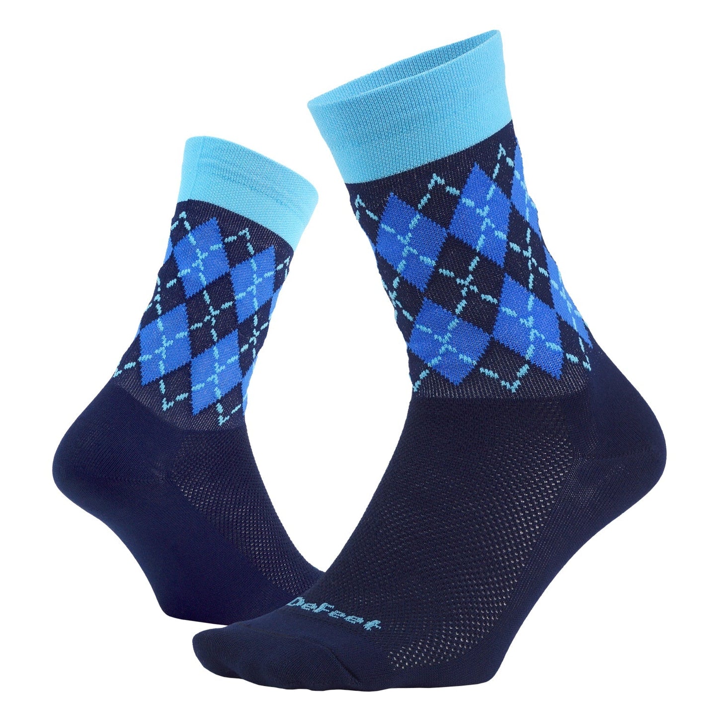 DeFeet Aireator 6" Crew Argyle Socks #athletic# #cycling# #run#