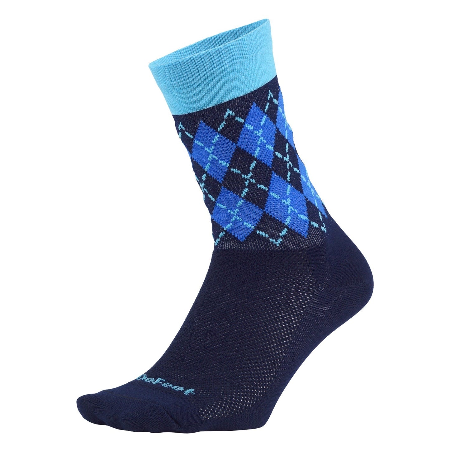 DeFeet Aireator 6" Crew Argyle Socks #athletic# #cycling# #run#