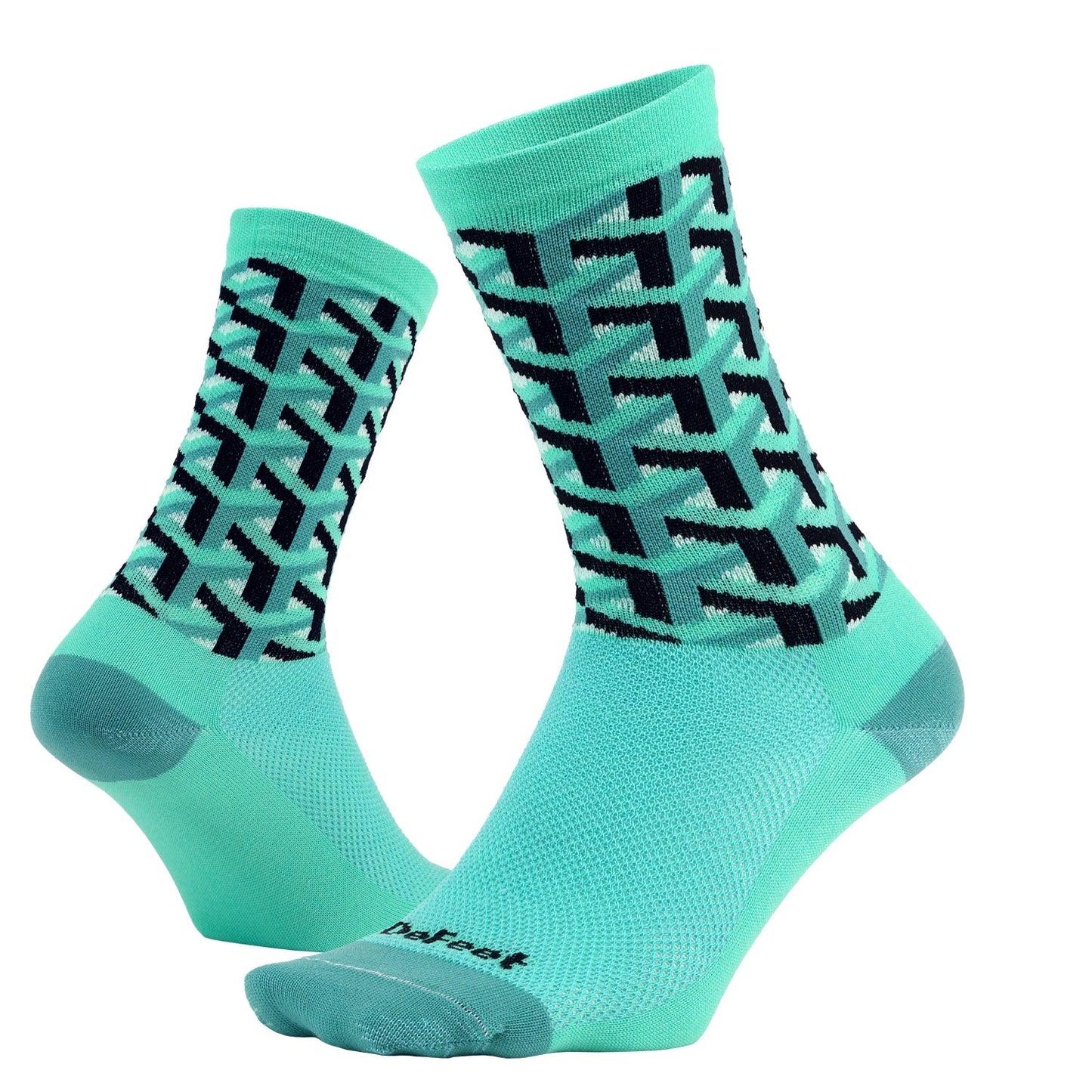 DeFeet Aireator 6" Crew Framework Socks #athletic# #cycling# #run#