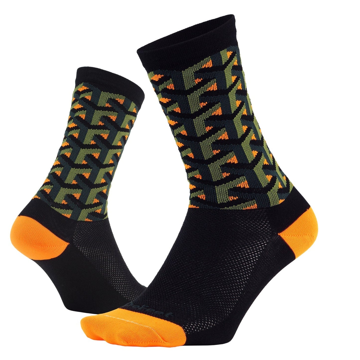 DeFeet Aireator 6" Crew Framework Socks #athletic# #cycling# #run#