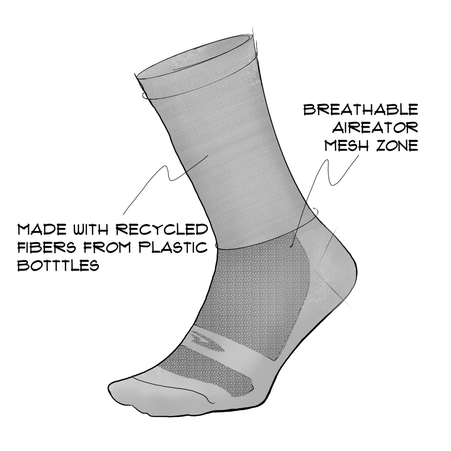 DeFeet Aireator 6" Santa Fe Socks #athletic# #cycling# #run#