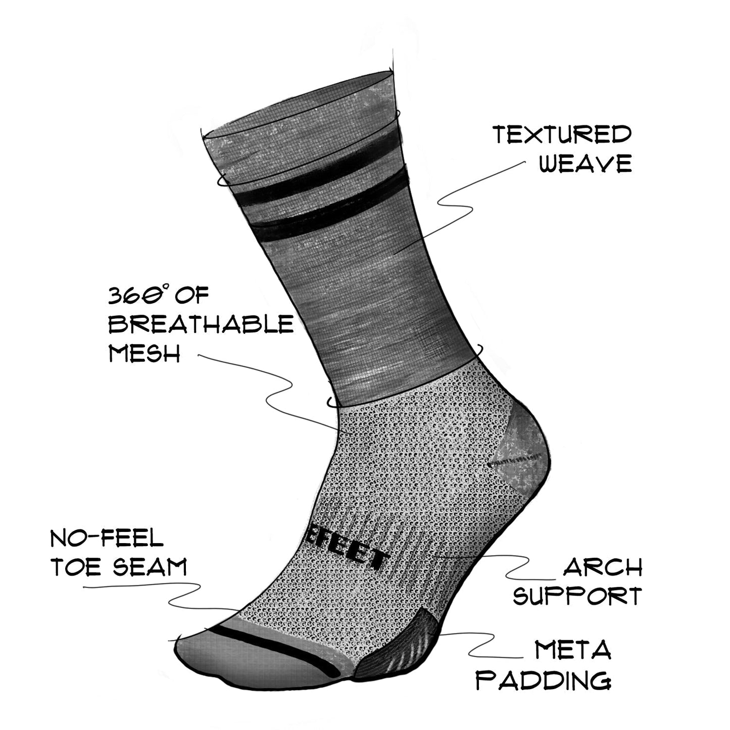 DeFeet Cyclismo 6" Sailor Socks #athletic# #cycling# #run#