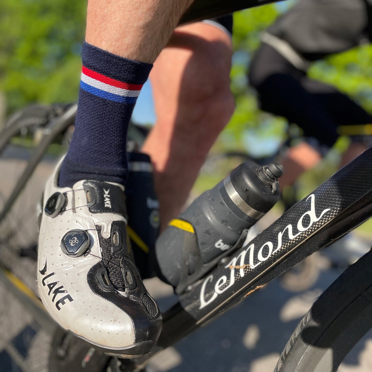 DeFeet Cyclismo 6" Stripes Socks #athletic# #cycling# #run#