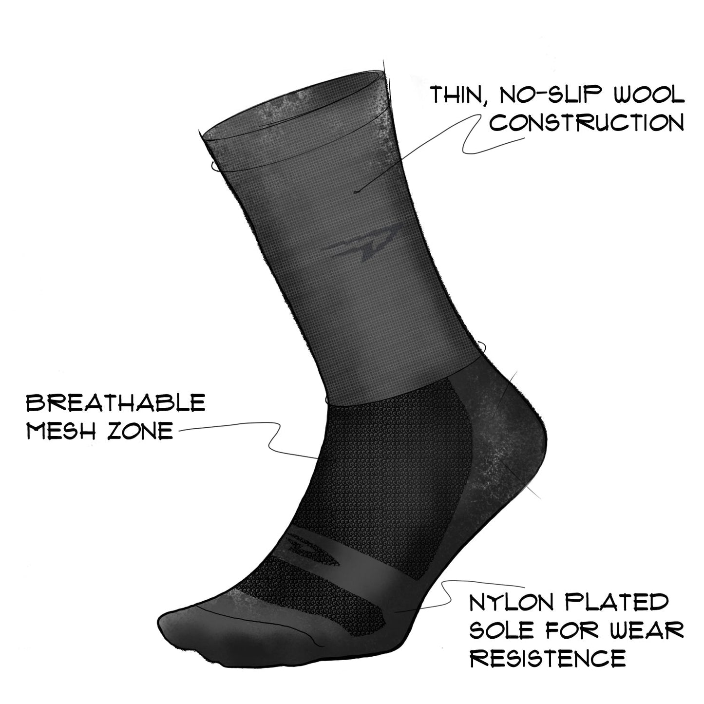 DeFeet Wooleator 5" D - Logo Low Crew Socks #athletic# #cycling# #run#