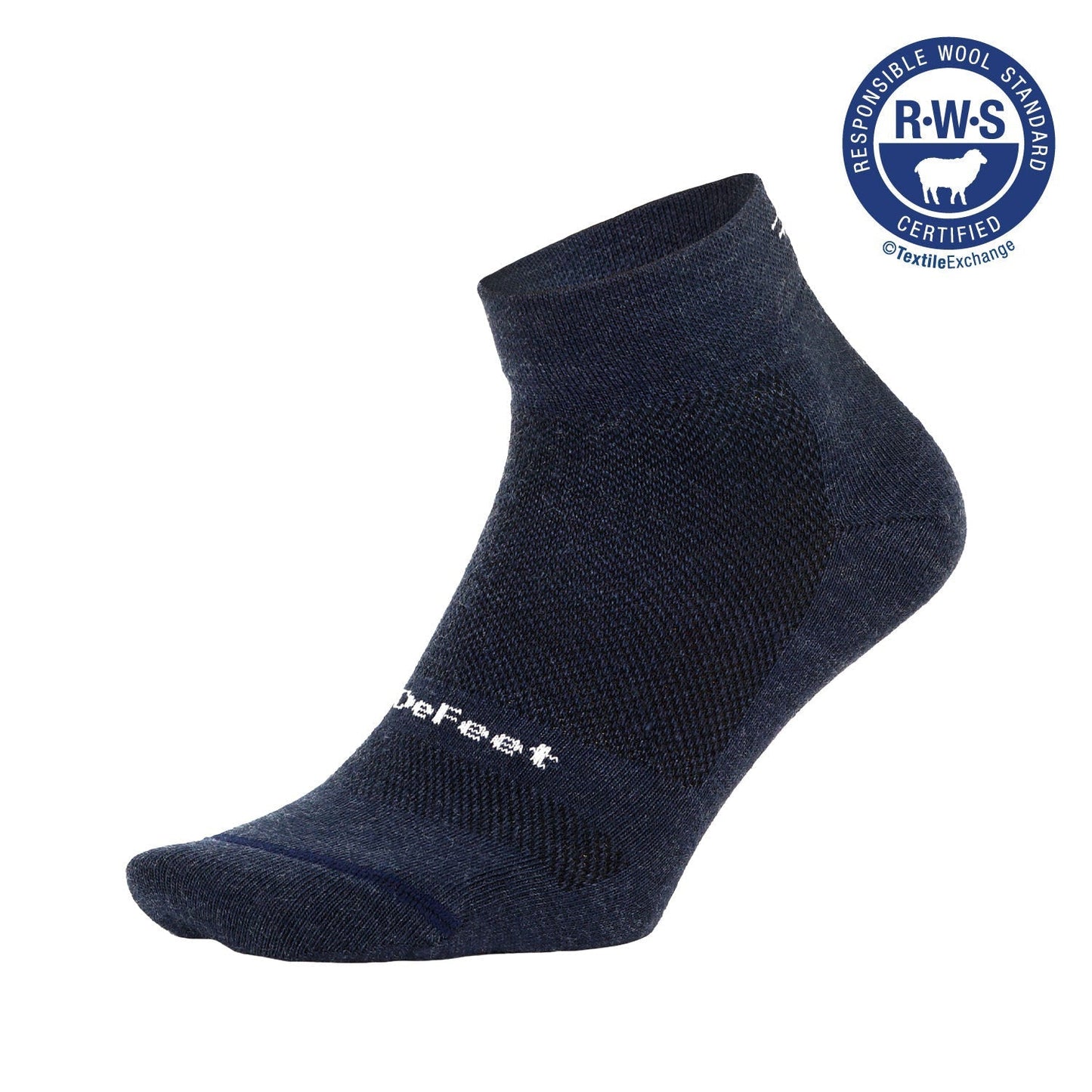 RWS certified Merino Wool DeFeet Wooleator Pro 1" D - Logo Socks #athletic# #cycling# #run#