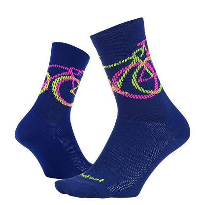 DeFeet Aireator 6" Crew Blinds Socks #athletic# #cycling# #run#