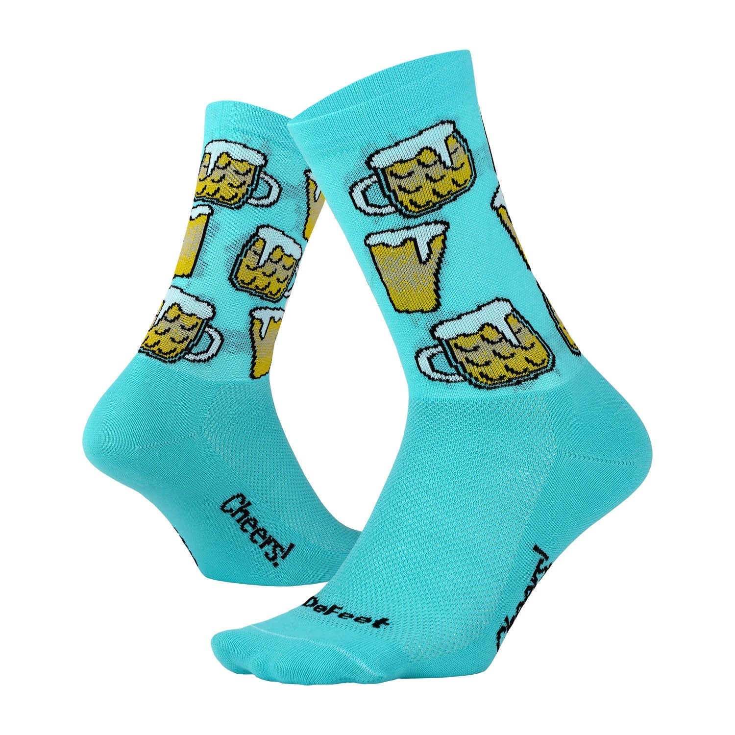 DeFeet Aireator 6" Cheers Socks #athletic# #cycling# #run#