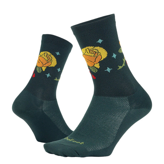 DeFeet Aireator 6" Crew Thorny Rose Socks #athletic# #cycling# #run#