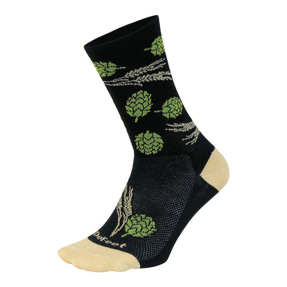 DeFeet Aireator 6" Hops and Barley Socks #athletic# #cycling# #run#