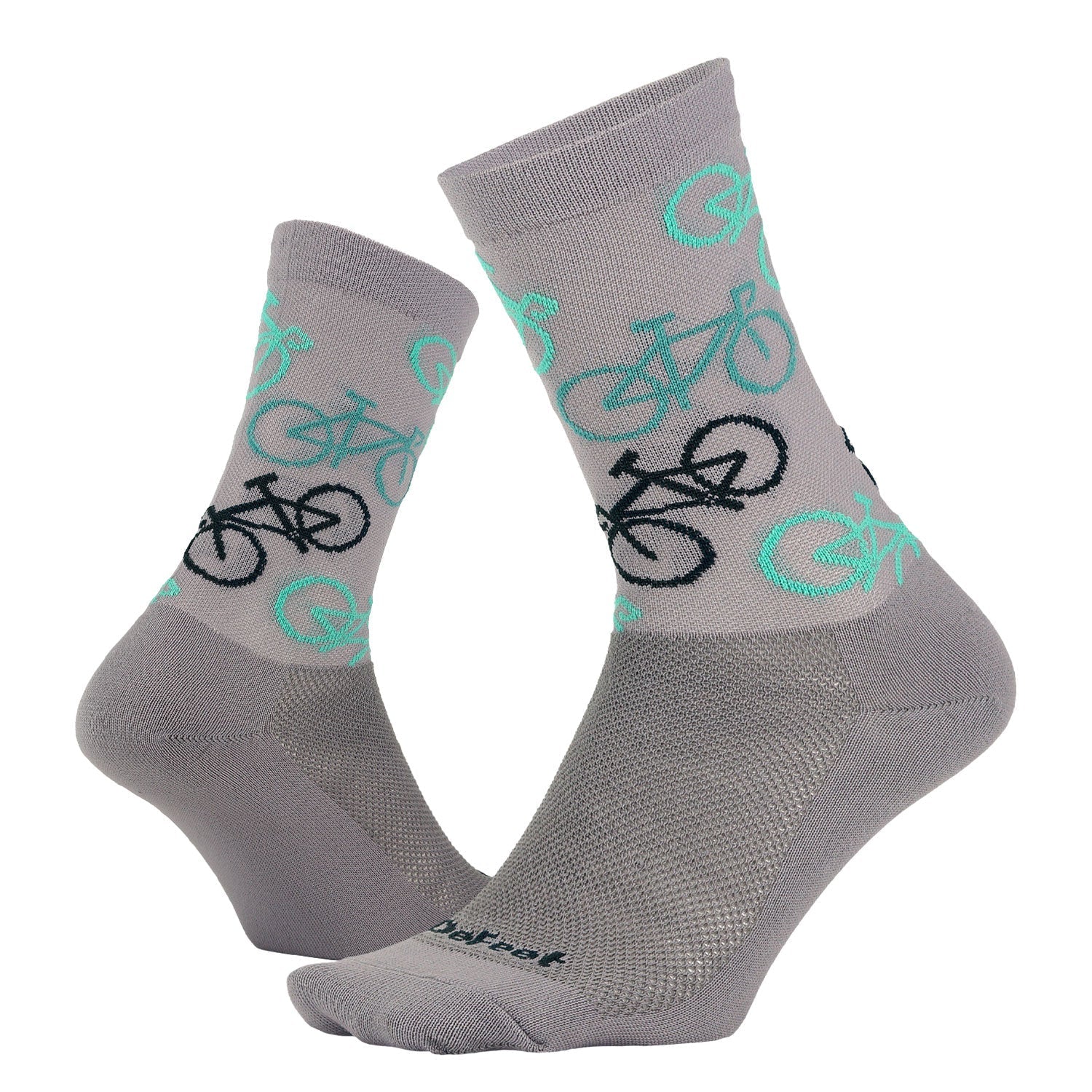 DeFeet Aireator 6" Pixel Bike Socks #athletic# #cycling# #run#