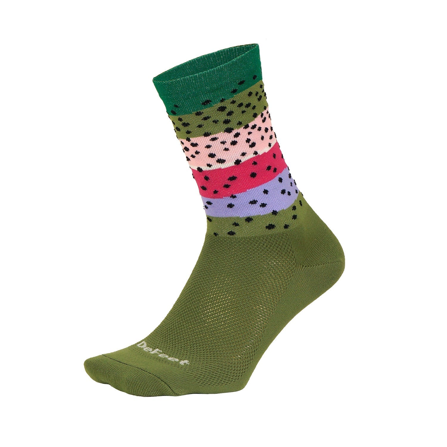 DeFeet Aireator 6" Rainbow Trout Socks #athletic# #cycling# #run#