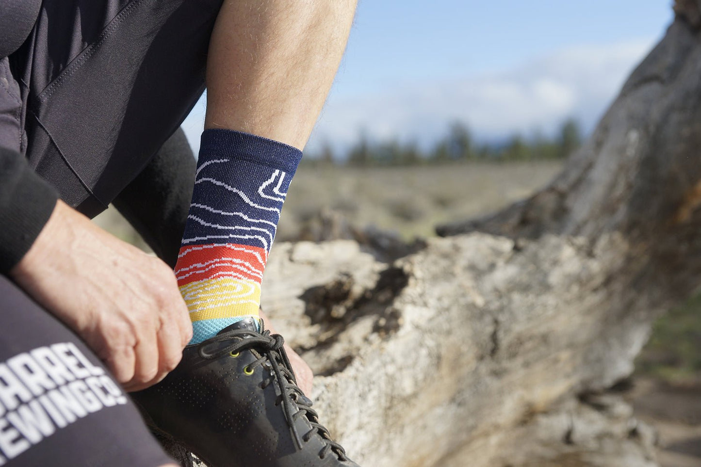 DeFeet Aireator 6" Topo Socks #athletic# #cycling# #run#