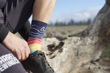 DeFeet Aireator 6" Topo Socks #athletic# #cycling# #run#
