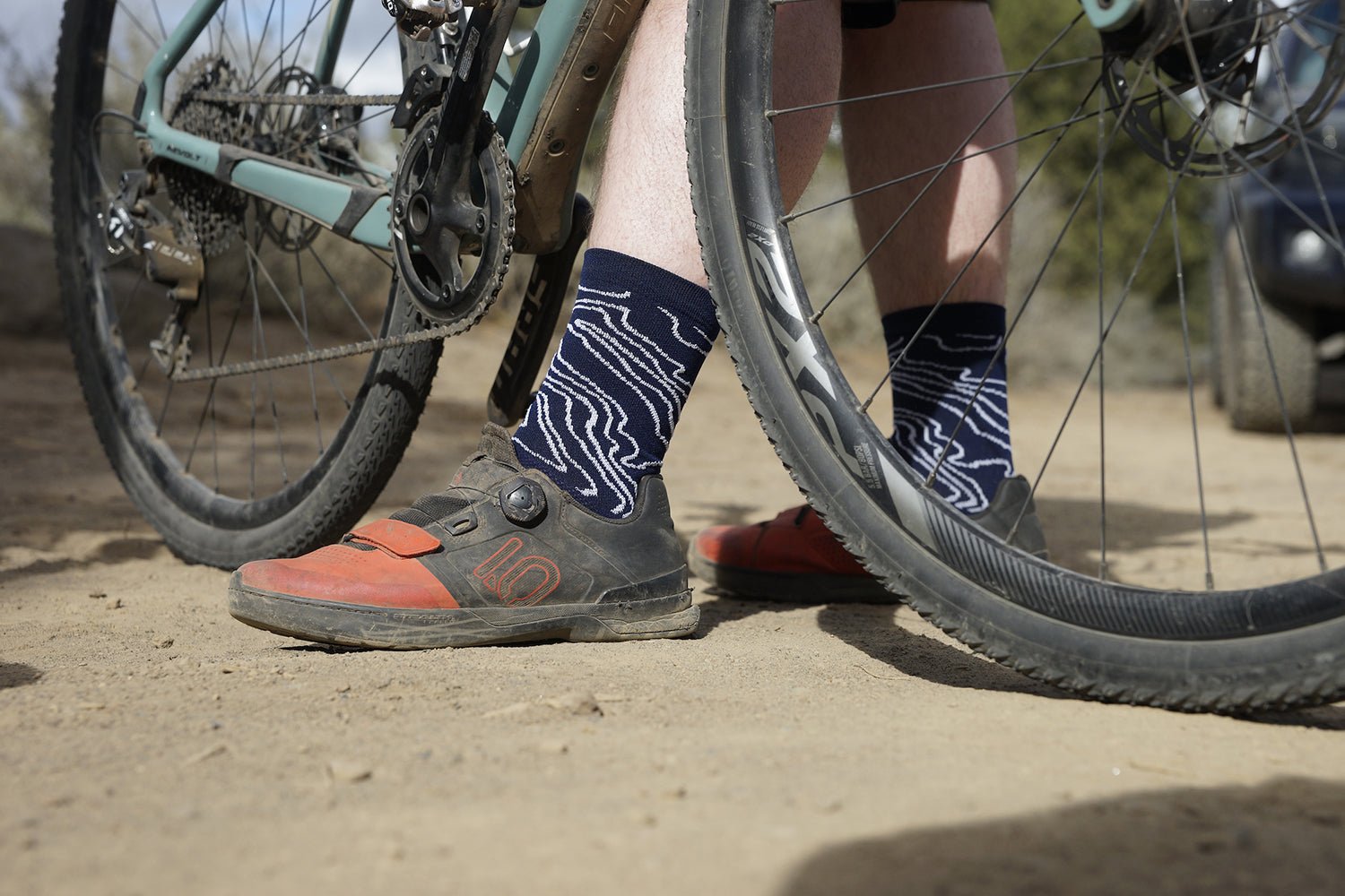 DeFeet Aireator 6" Topo Socks #athletic# #cycling# #run#