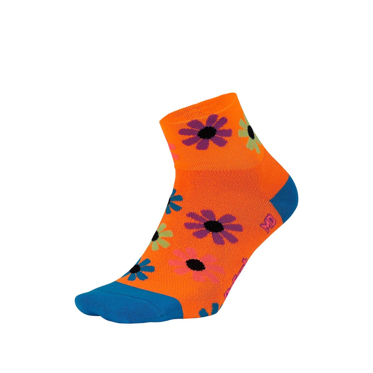 DeFeet Aireator Women's 2" Flower Power Socks #athletic# #cycling# #run#