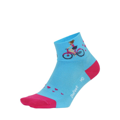 DeFeet Aireator Women's 2" Joy Ride Socks #athletic# #cycling# #run#