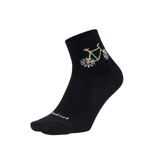 DeFeet Aireator Women's 3" Pedal Power Socks #athletic# #cycling# #run#