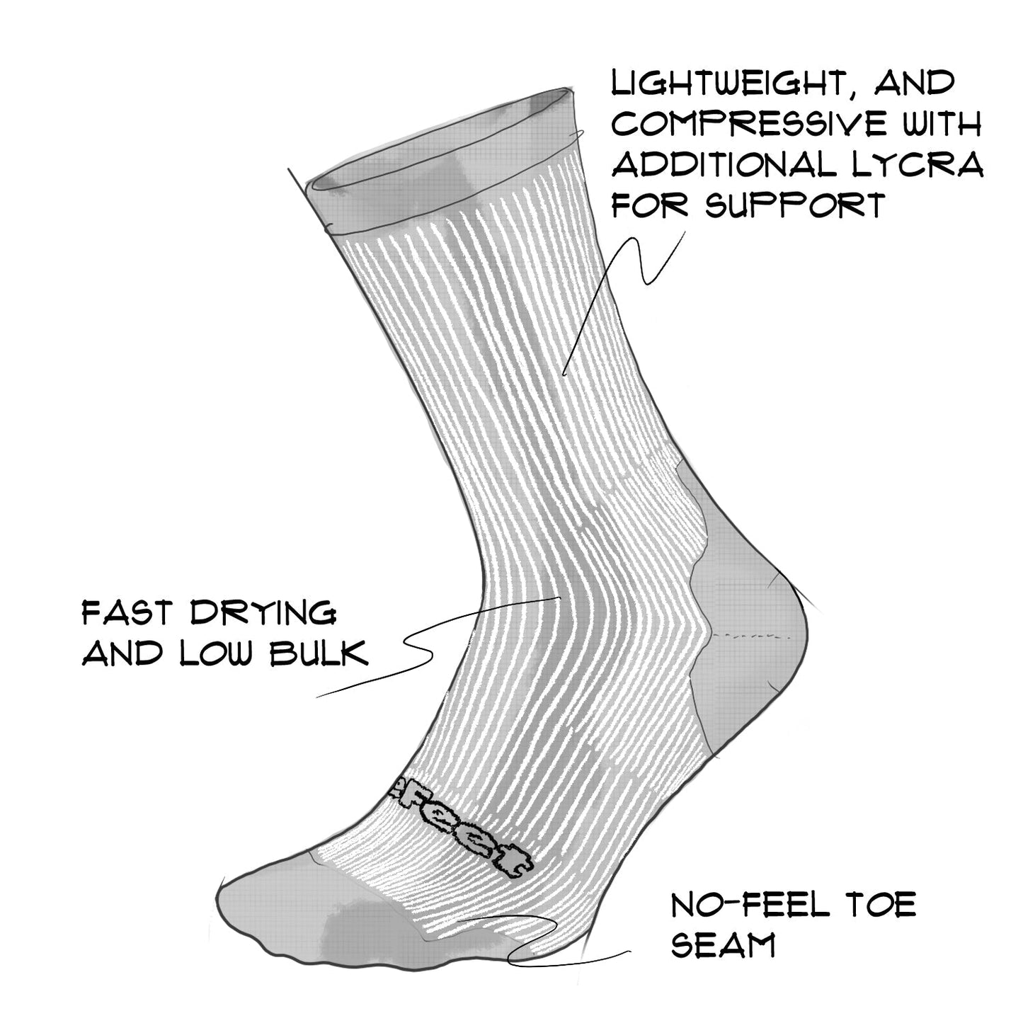 DeFeet Evo Classique 6" Socks #athletic# #cycling# #run#