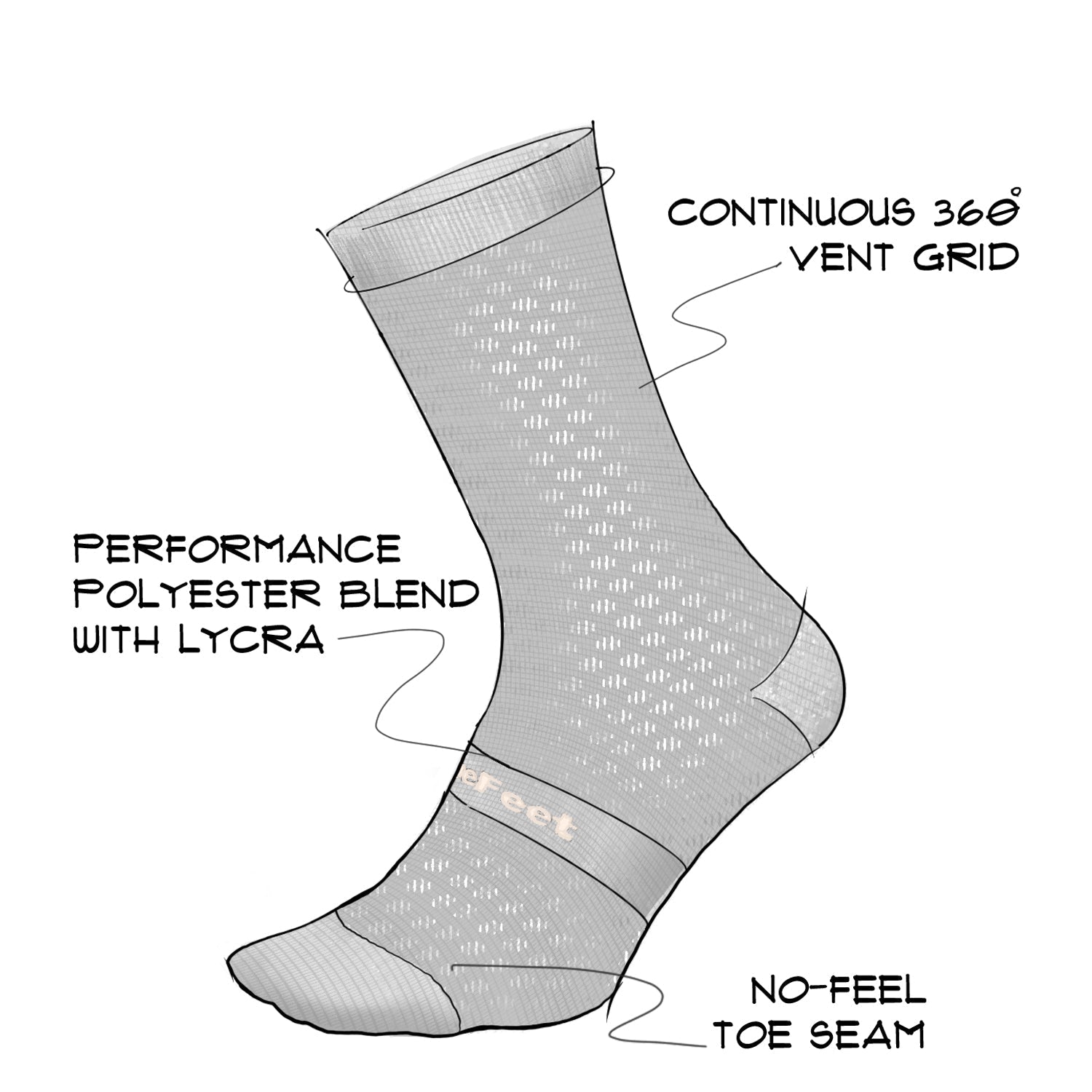 DeFeet Evo Mont Ventoux 6" Socks #athletic# #cycling# #run#