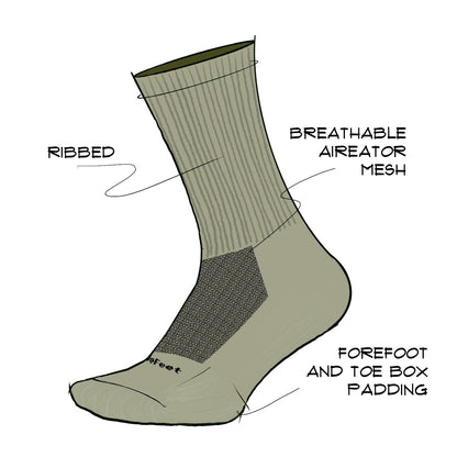 DeFeet Levitator Trail 6" Wool Stripe Socks #athletic# #cycling# #run#