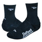DeFeet Slipstream 4" D - Logo Black Slipstreams #athletic# #cycling# #run#