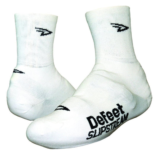 DeFeet Slipstream 4" D - Logo White Slipstreams #athletic# #cycling# #run#