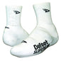 DeFeet Slipstream 4" D - Logo White Slipstreams #athletic# #cycling# #run#