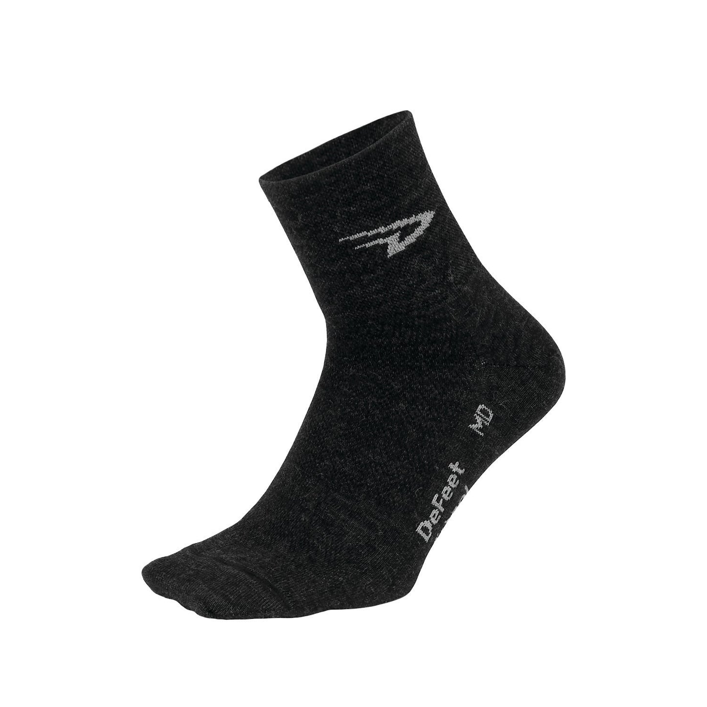 DeFeet Wooleator 3" D - Logo Charcoal Socks #athletic# #cycling# #run#